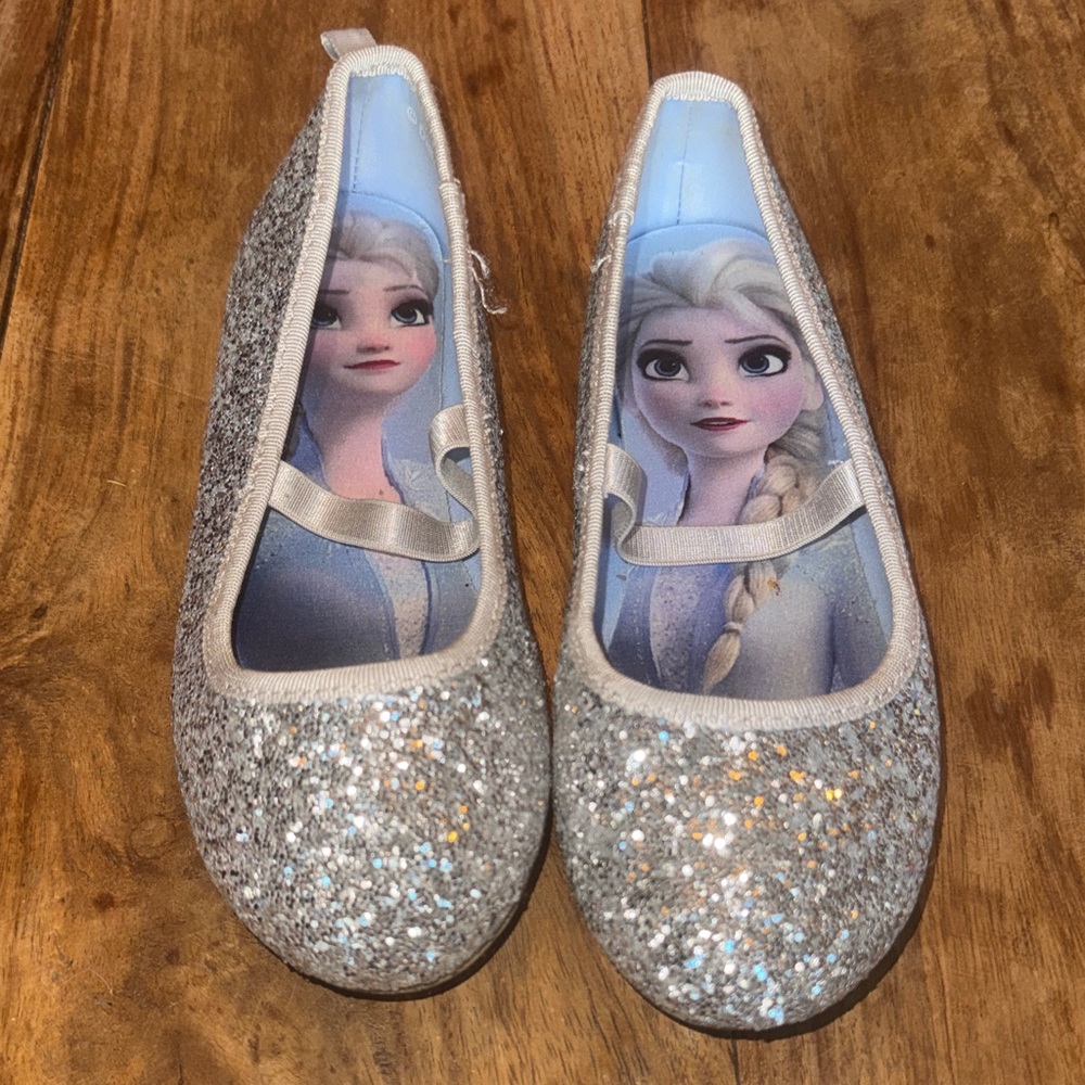 H&M Silver Glitter Kids Dress Shoes